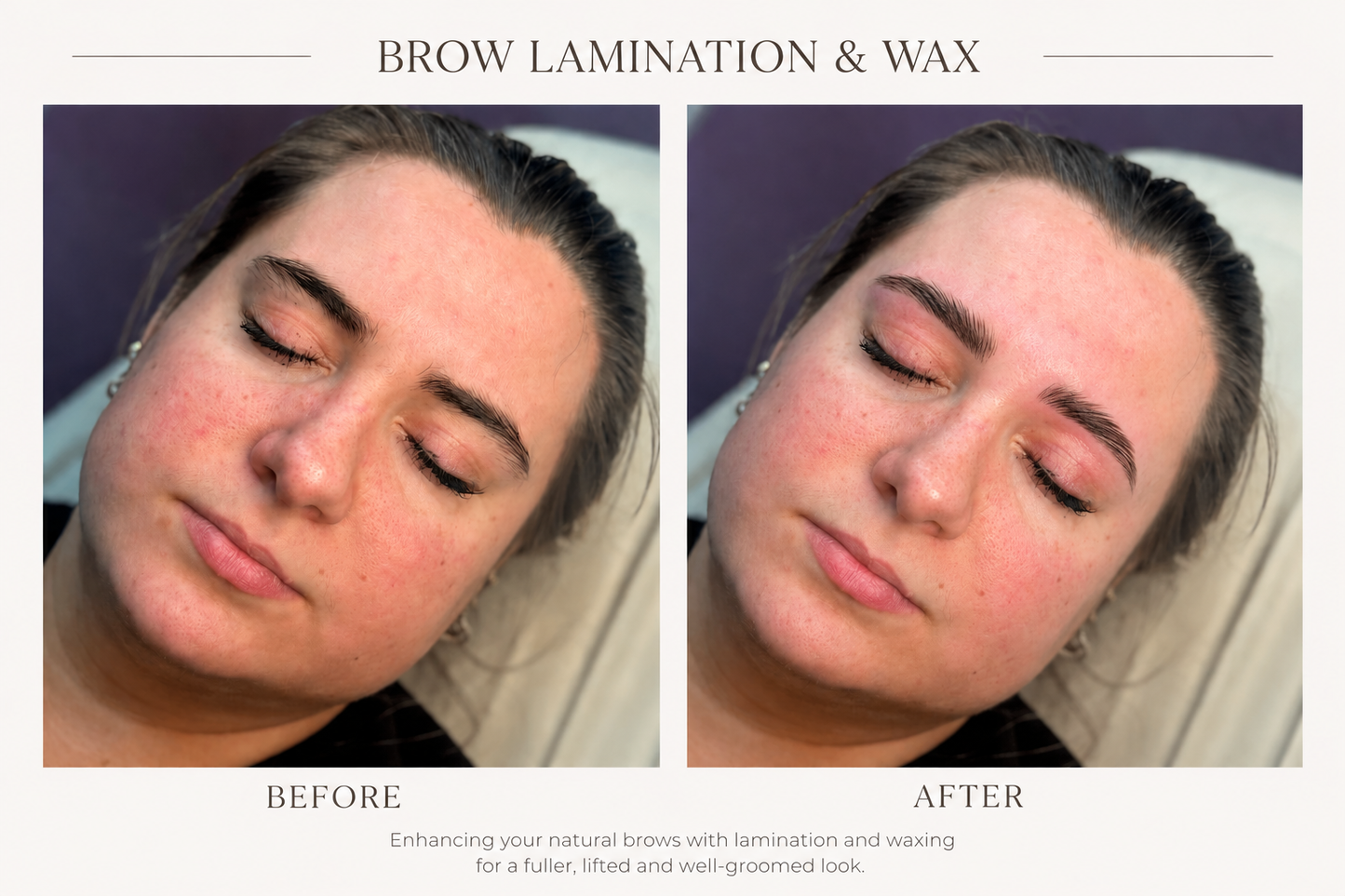 Brow Lamination w/ Wax