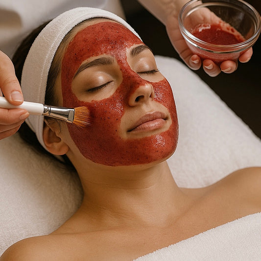 Triple Berry Brightening peel (includes lactic acid chemical peel)
